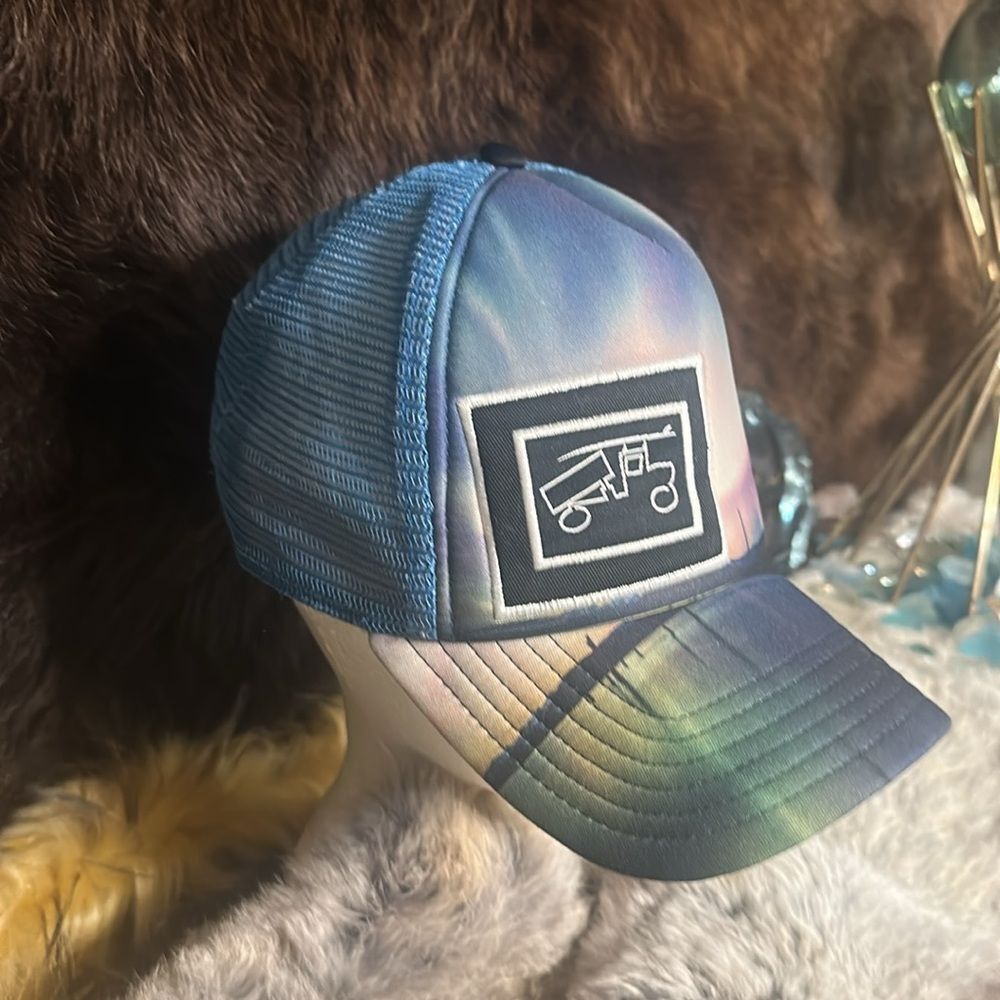 Big Truck Tie-Dye Trucker Hat OS (3537) - Picture 3 of 5